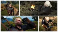 Complete Animations mod montage of Geralt doing various actions