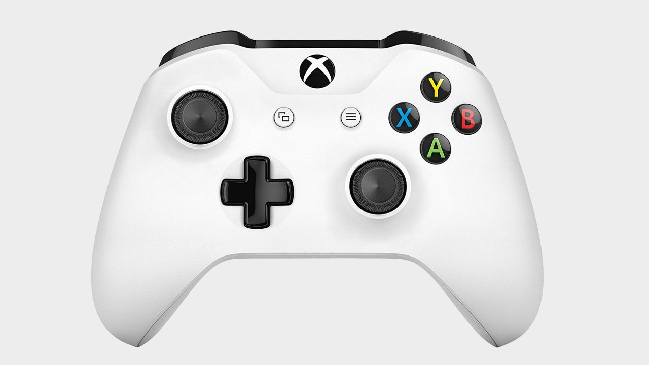 A white Xbox one controller
