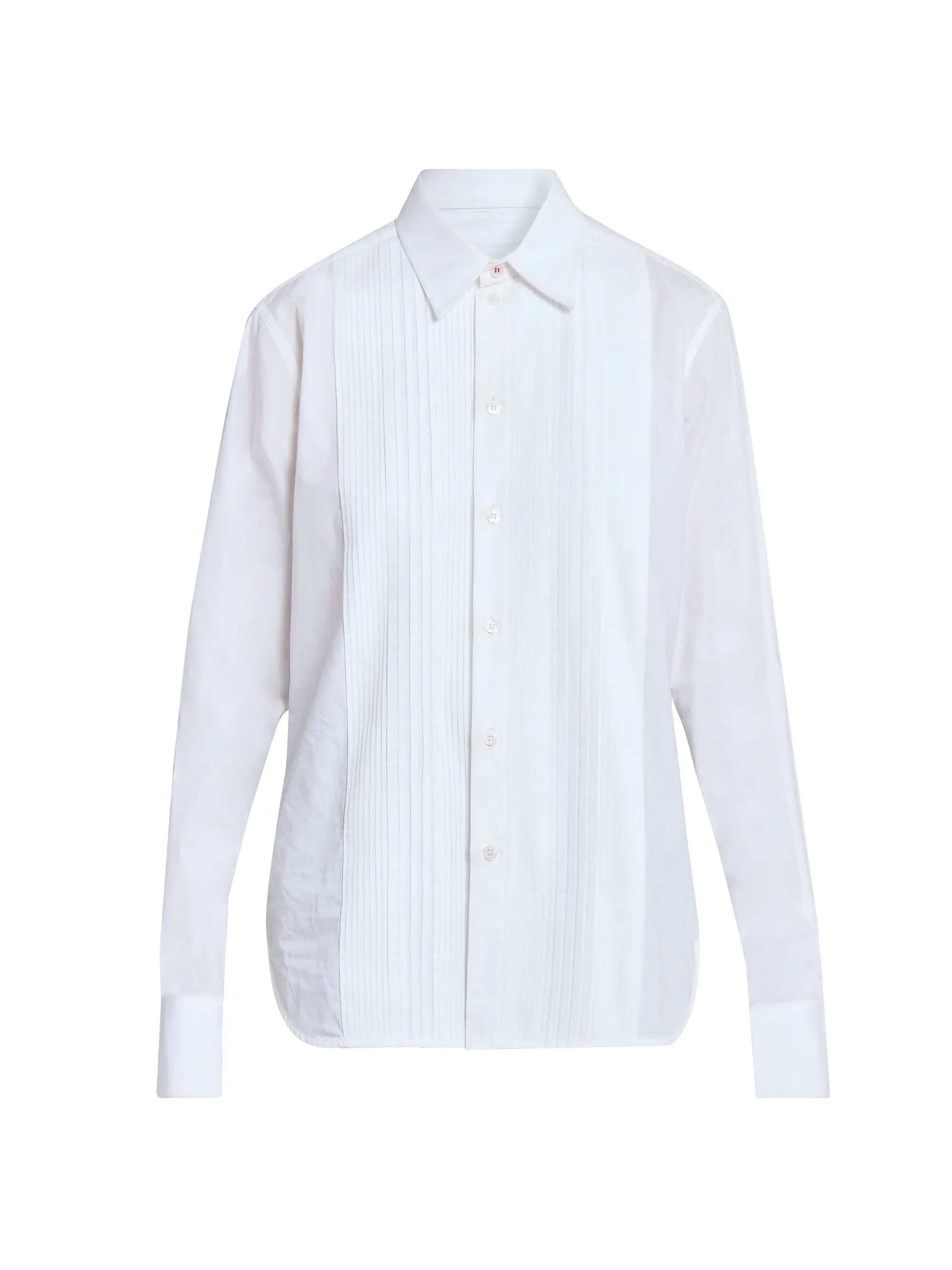 Pintuck Cotton Shirt