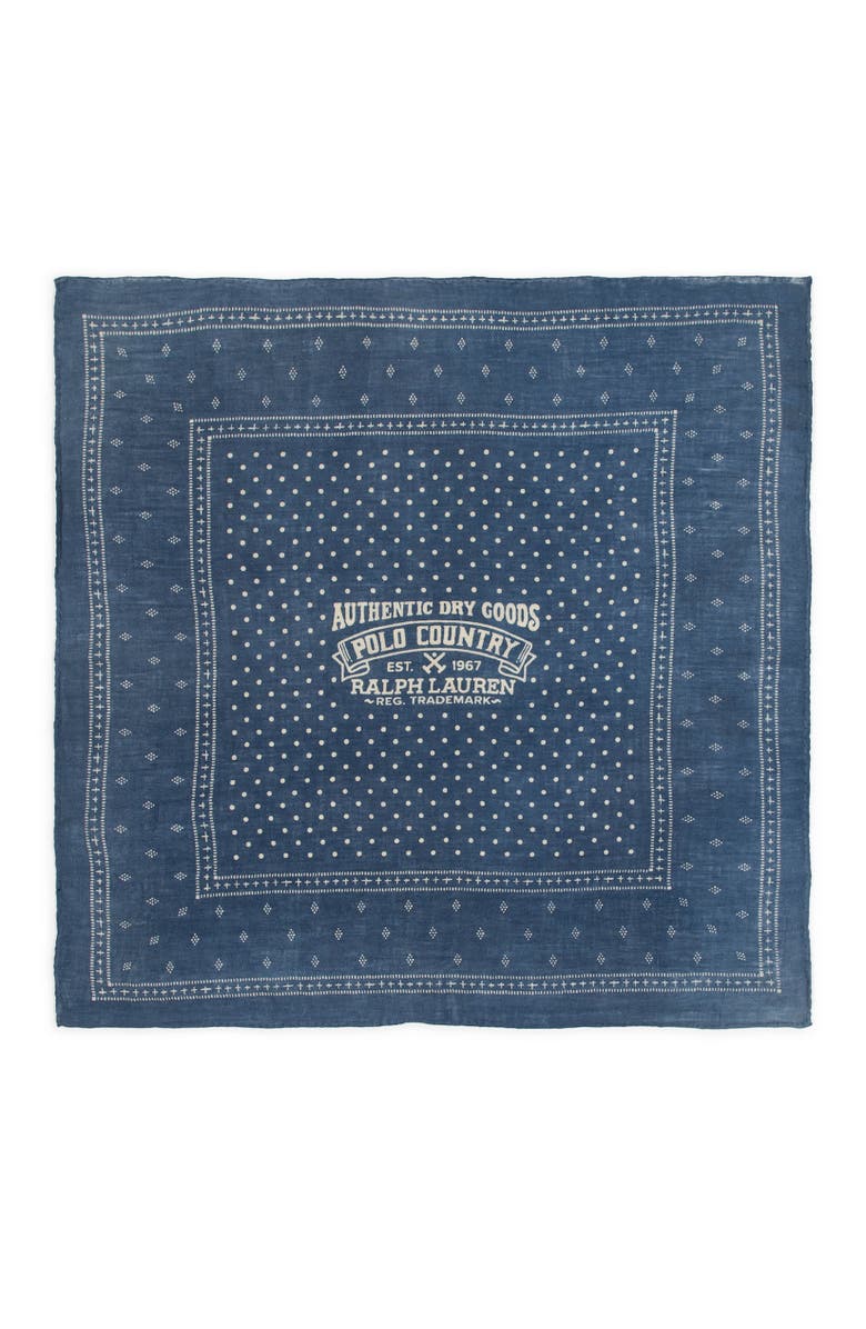 Indigo Dot Bandana
