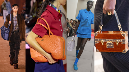Acne Studios, Miu Miu, Louis Vuitton and Fendi handbag trends spring summer 2026