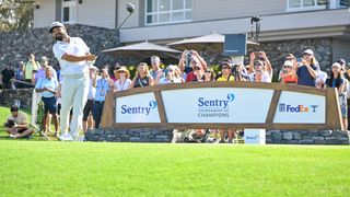 J.J. Spaun during the 2023 Sentry Tournament of Champions