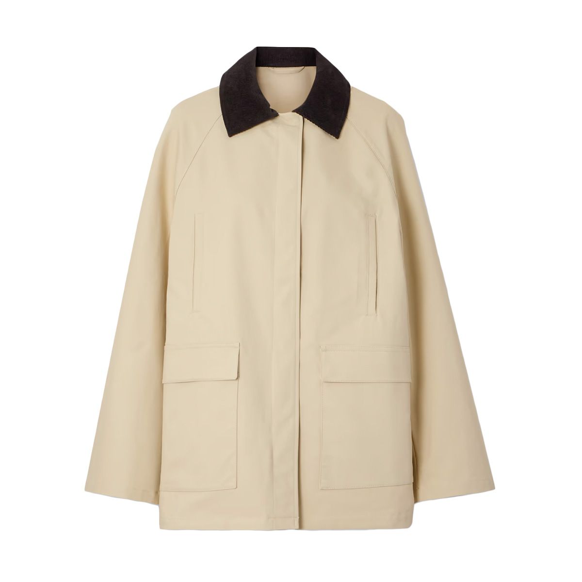 TOTEME, Corduroy-Trimmed Coated-Canvas Jacket