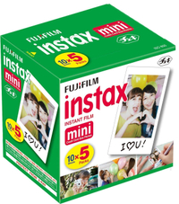 Instax Mini film - 5 packs of 10 sheets $41.99
