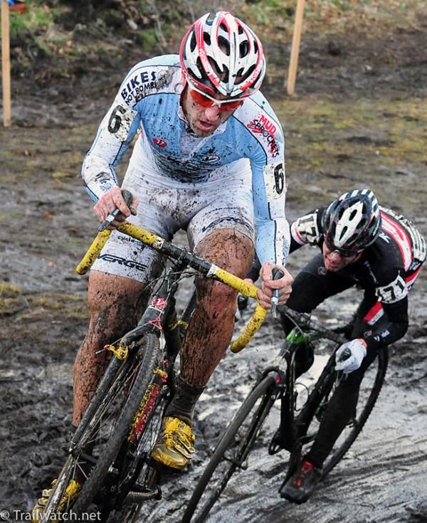 Adam Myerson (Cycle-Smart) on a short climb.