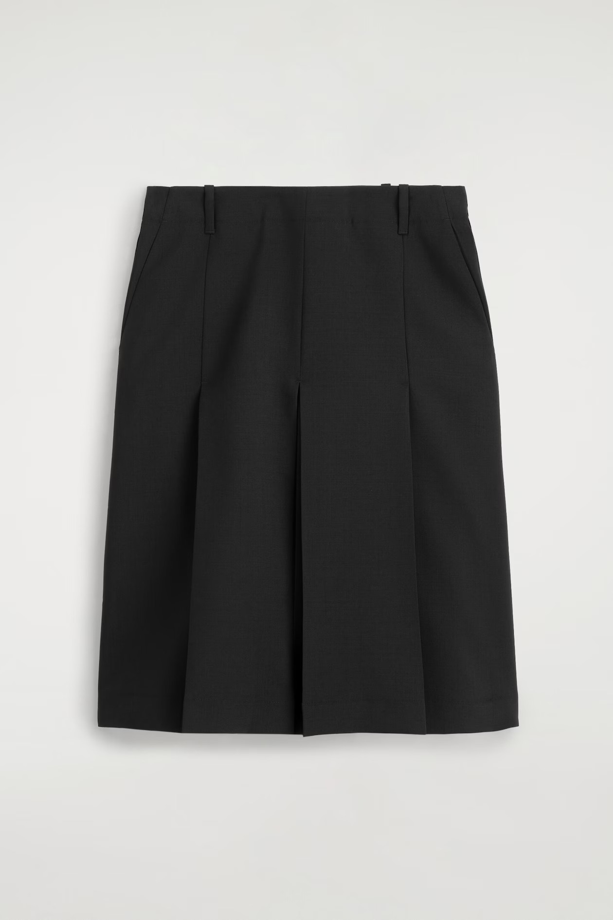 COS, Box-pleat wool skirt