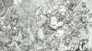 Art from DC vs Marvel