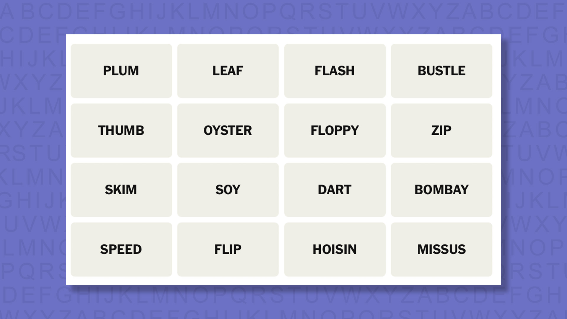 تلميحات NYT Connections للعبة 982 على خلفية أرجوانية