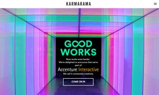 London design agency Karmarama was bought by Accenture in November
