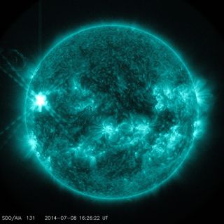 solar flares, solar eruptions