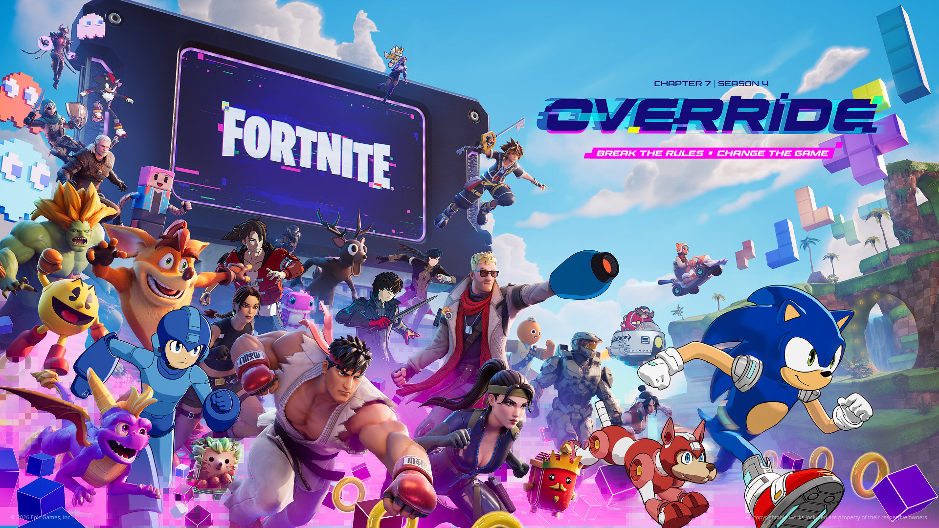 Key art for Fortnite Season 4 in Chapter 7
