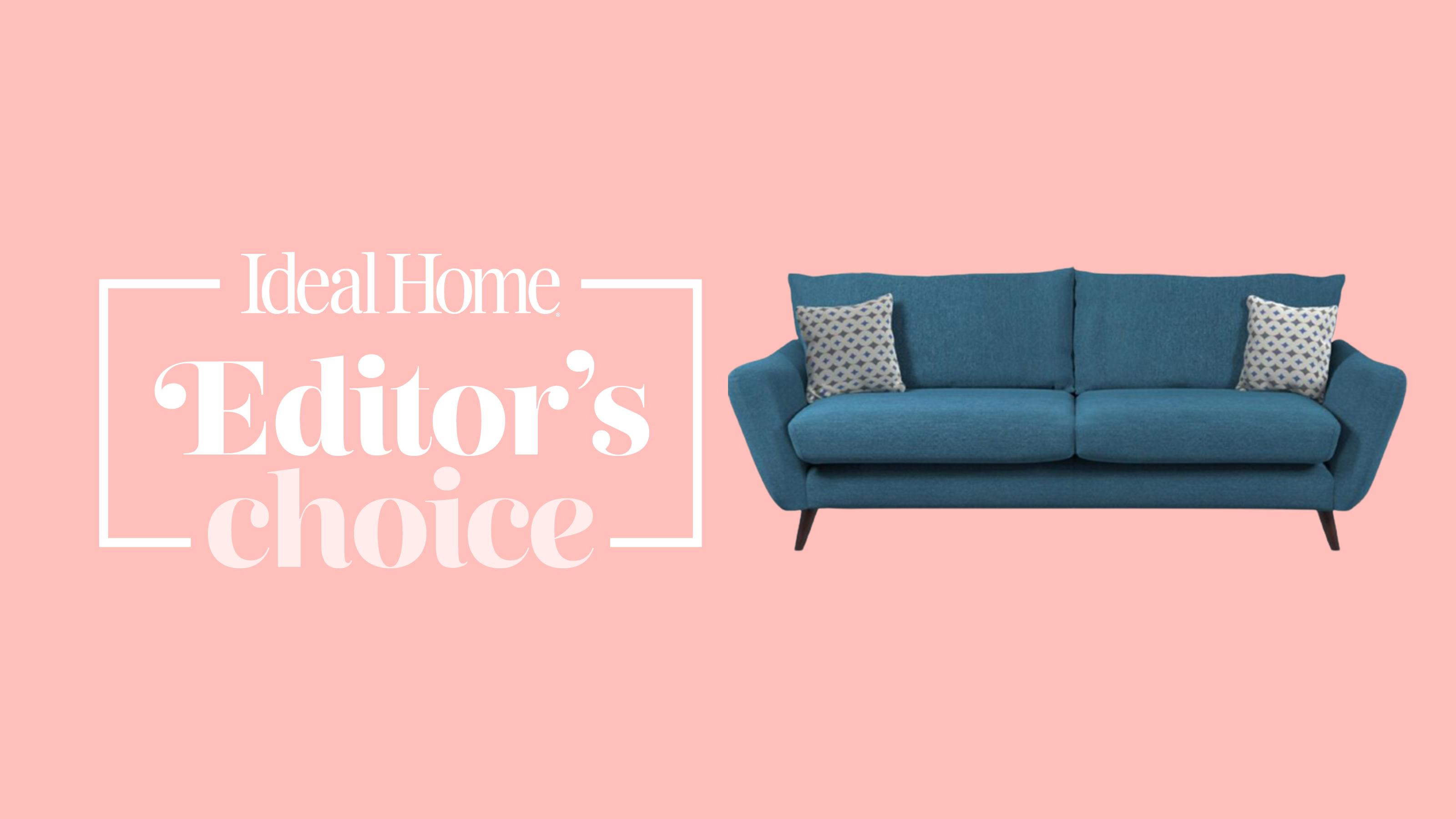 Deal Fraser sofa from ScS on pink background