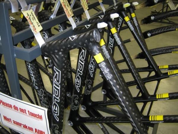 The frames are ready to be built up