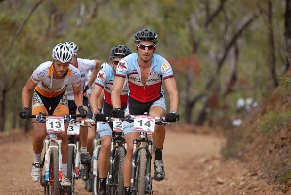 Philipp Ludescher (Aut) went on to win the elite men's field on the stage