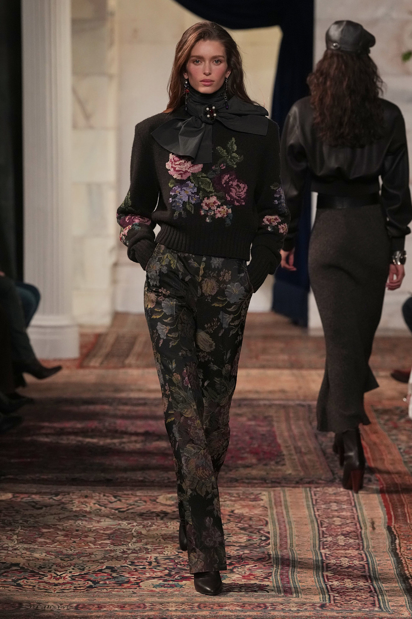 models walk the Ralph Lauren Fall 2026 runway