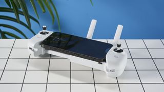 A gray Potensic Atom 4K drone