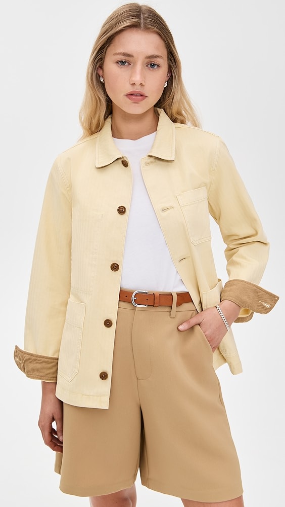 Alex Mill Britt Work Jacket in Recycled Denim