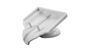 Idealworks WaterFall Soap Saver, tilted soap dish with drainage pourer