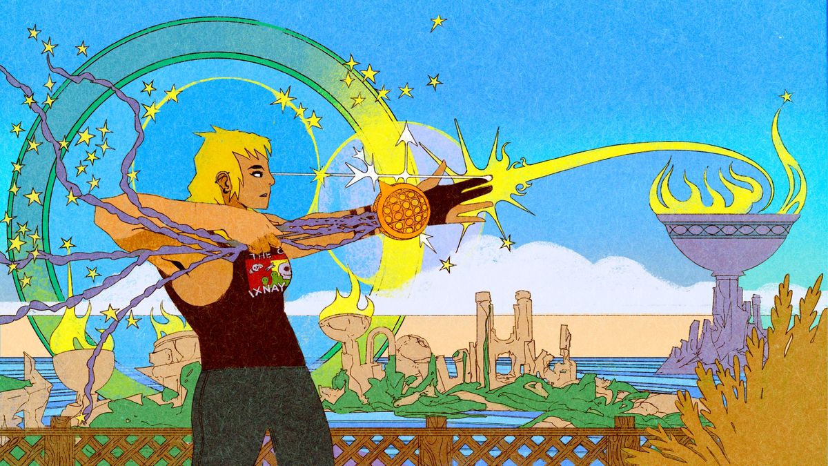 Deconstructeam's next game is about training to shoot a single fireball ...