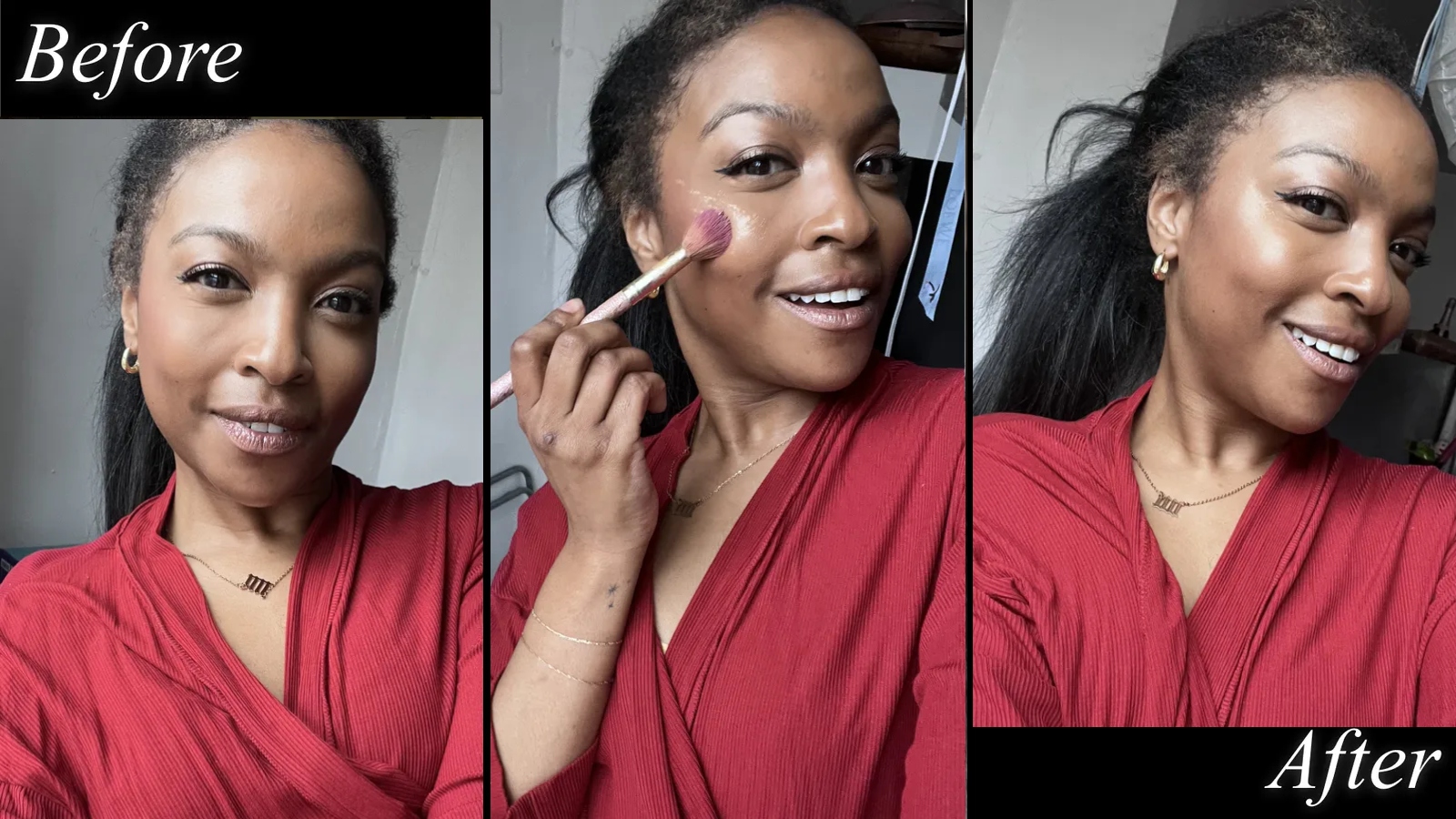 Amanda Mitchell tries Makeup by Mario Master Crystal Reflector™ in Bronzite