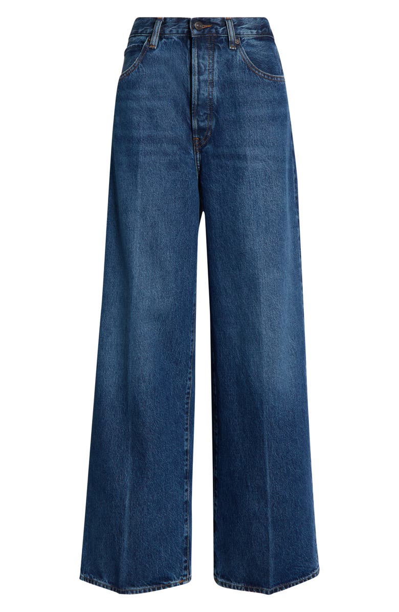 The Collegiate Super High Waist Wide Leg Jeans