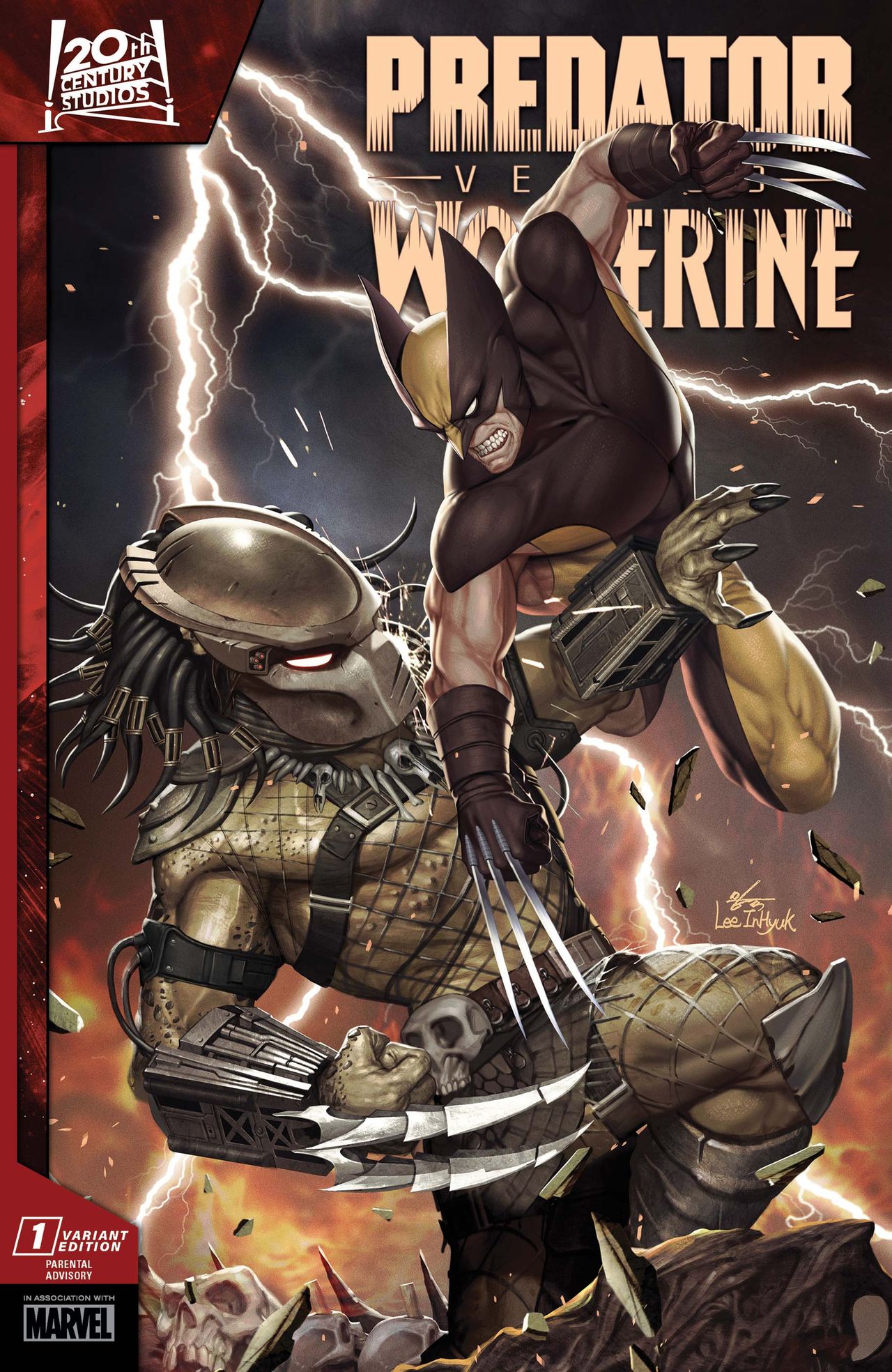 Covers for Predator Versus Wolverine #1
