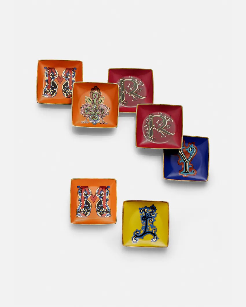 versace, Small Square Plate
