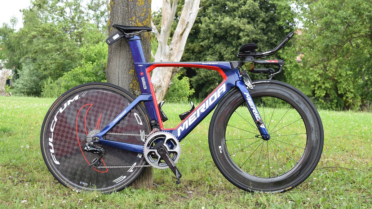 Vincenzo Nibali's Merida Warp