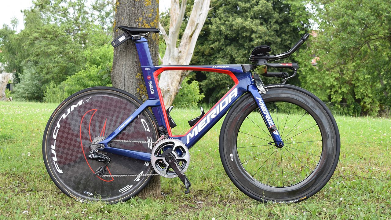 Vincenzo Nibali's Merida Warp