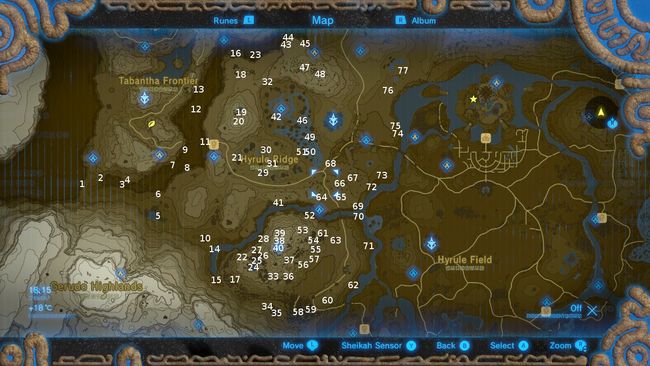 Ridgeland Tower - The Legend of Zelda: Breath of the Wild Korok Seeds ...