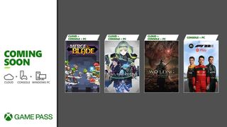 Image of the four games heading to Xbox Game Pass in the second half of Feb. 2023.