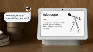 Kids Dictionary working on Nest Hub