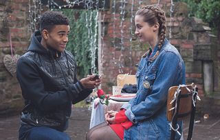 Prince McQueen proposes to Lily Drinkwater in Hollyoaks.