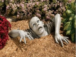 Zombie Garden Sculpture