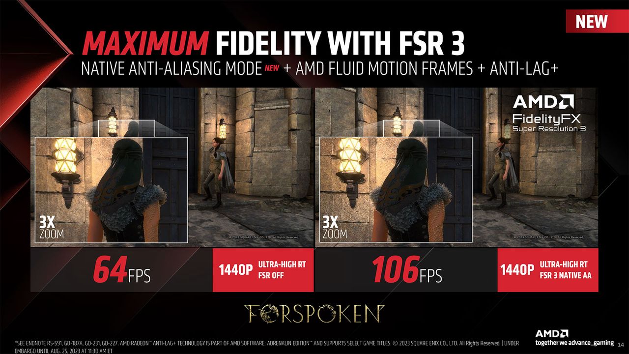 AMD RX 7800 XT 7700 XT Gamescom materials