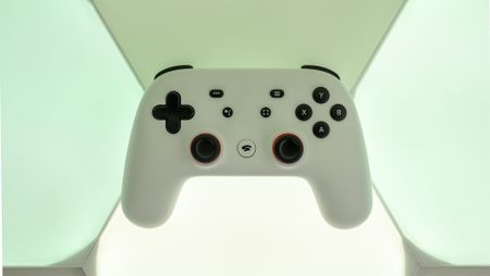 Google Stadia controller orange colorway