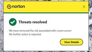Norton 360 Deluxe Ransomware stopped.