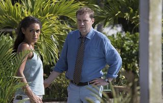 Death in Paradise - Jack and Florence together in episode four
