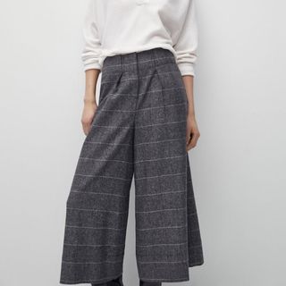 Checked culottes