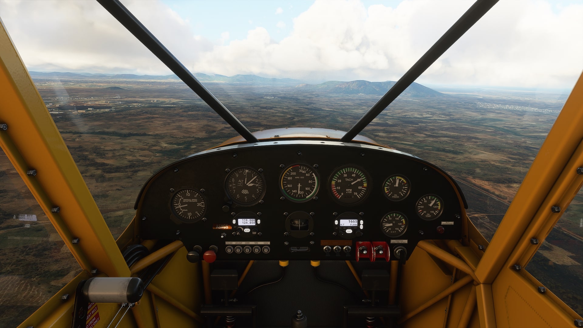 A different perspective of our world from up high with Microsoft Flight  Simulator 2020's VR mode.