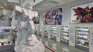 Gundam factory in Yokohama