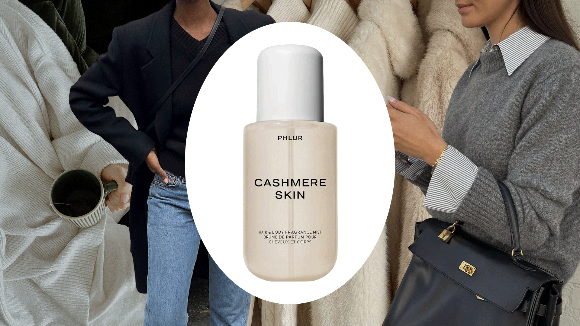 Cashmere perfume collage + GIF