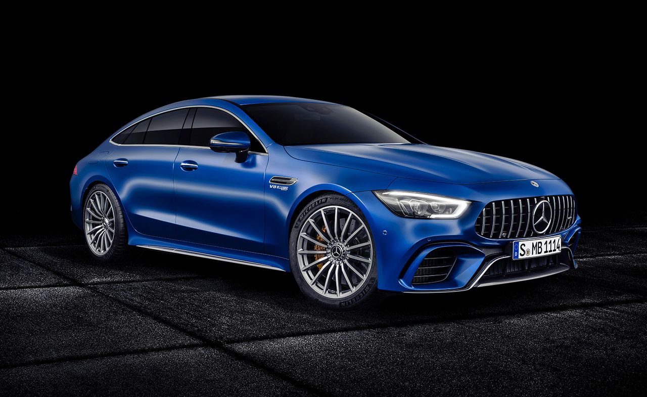 Mercedes-AMG GT 4-door coupe exterior