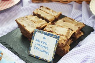 Salted caramel brownies