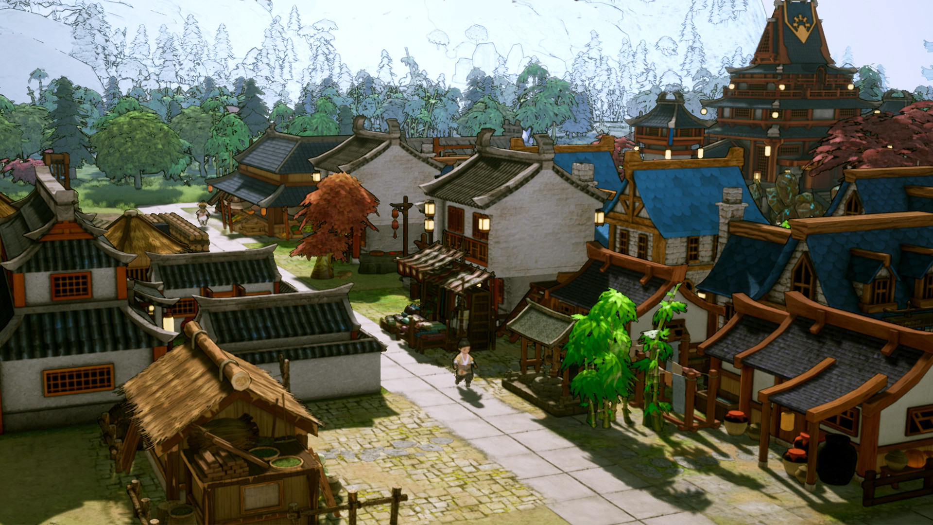 An image from city management and god game The Immortal Mayor.