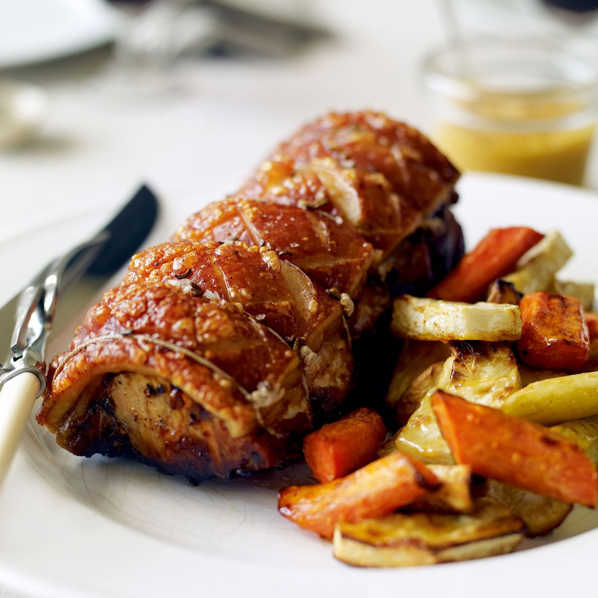 Fennel and Chilli Pork Loin with Apricot Sauce Dinner Recipes Woman
