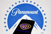 Paramount logo displayed on a laptop screen and Warner Bros logo displayed on a phone screen are seen in this illustration photo taken in Krakow, Poland on February 28, 2026. (Photo by Jakub Porzycki/NurPhoto)