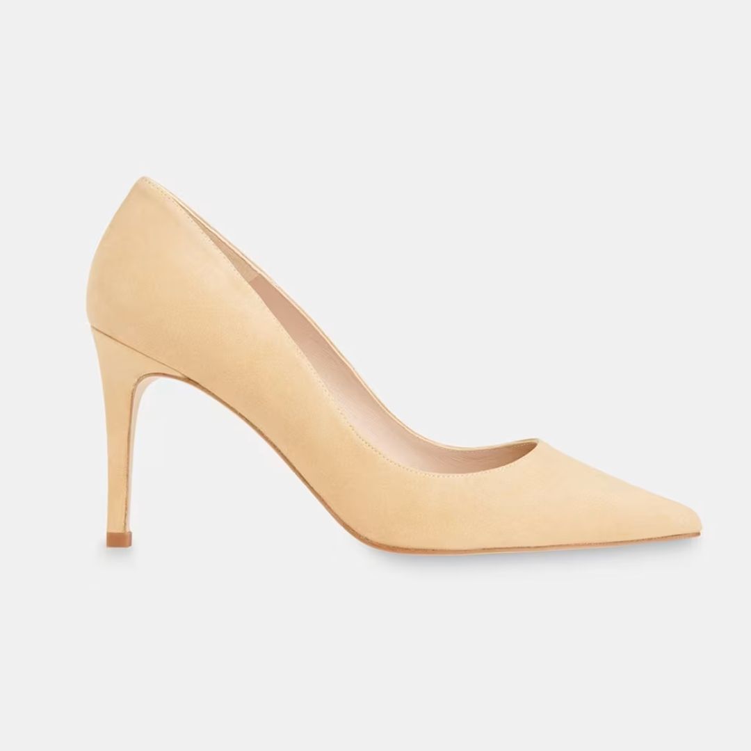 Whistles Suede Court Shoe Heels