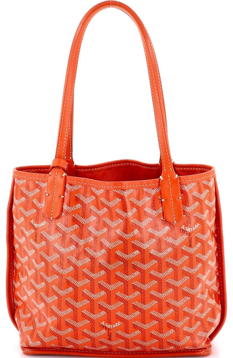 Anjou Reversible Tote Coated Canvas Mini