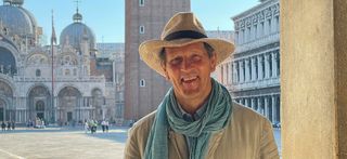 Monty Don at St Mark’s Square, Venice